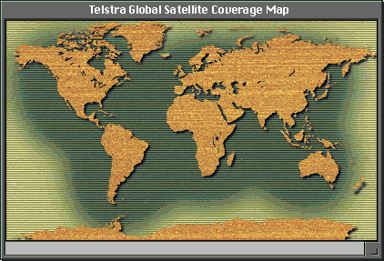 Telstra Global Satellite Coverage Map